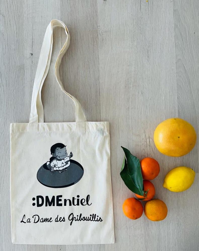 Gift Product - Tote Bag DMEntiel by La Dame des Gribouillis